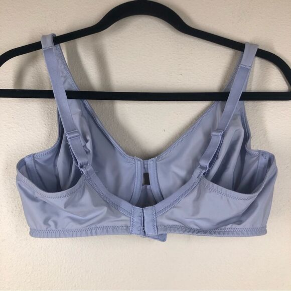 Wacoal First Instinct Full Figure Seamless Underwire Bra Blue 36D 855280 - Picture 2 of 5